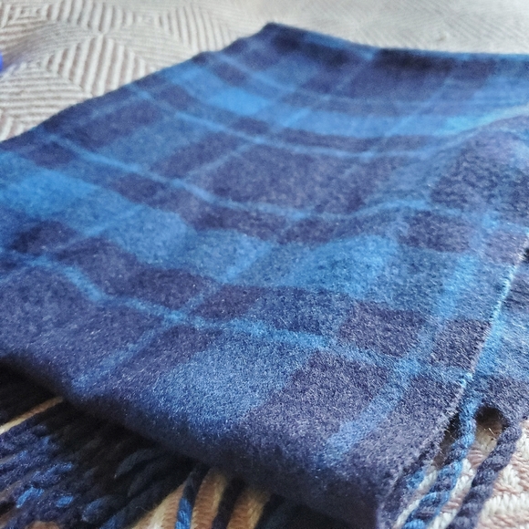 Coach Classic Plaid Wool/Cashmere Scarf - Picture 5 of 7